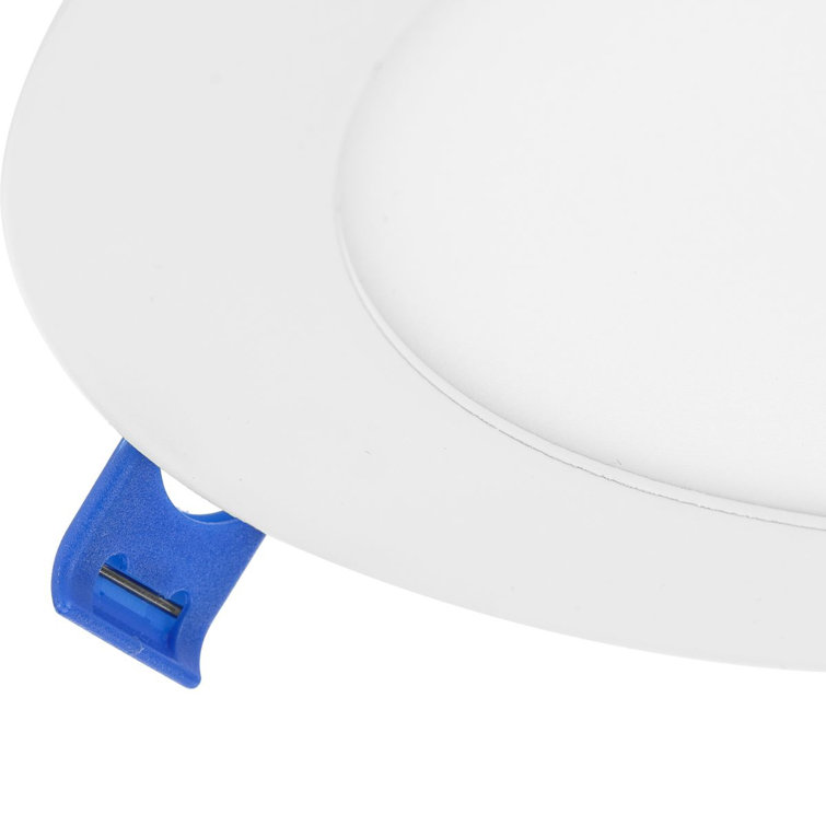 Everlume 6-Inch Satin White Aluminum LED Recessed Downlight