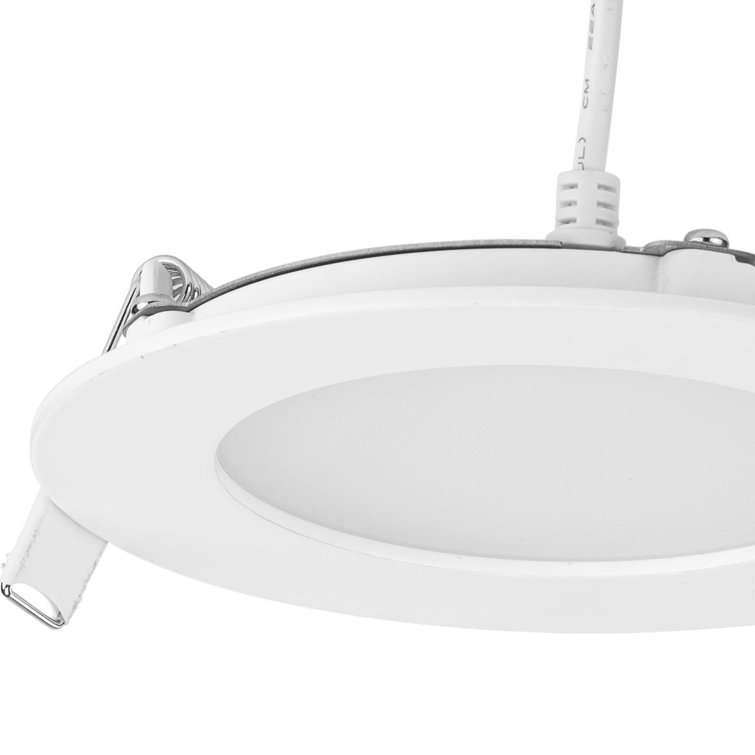 Everlume 4-Inch Satin White Aluminum LED Recessed Downlight