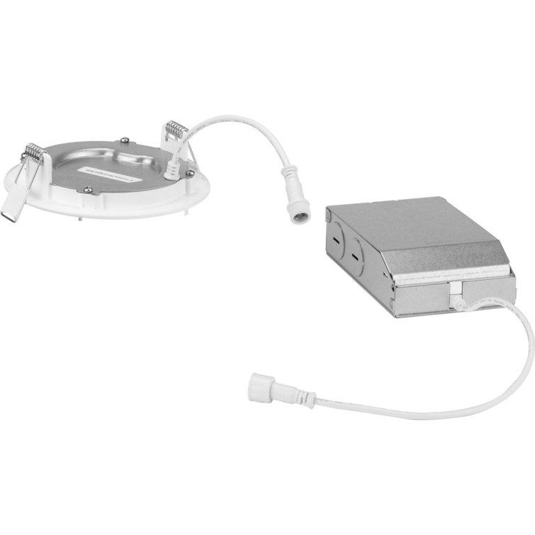 Everlume 4-Inch Satin White Aluminum LED Recessed Downlight