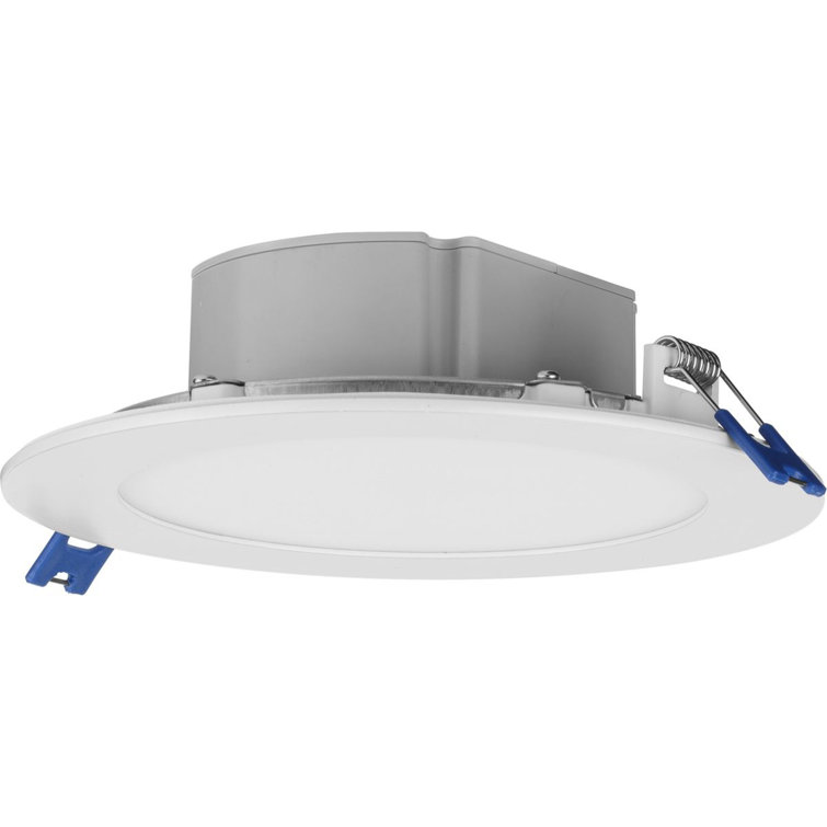 Satin White Aluminum LED Recessed Downlight, 7-Inch