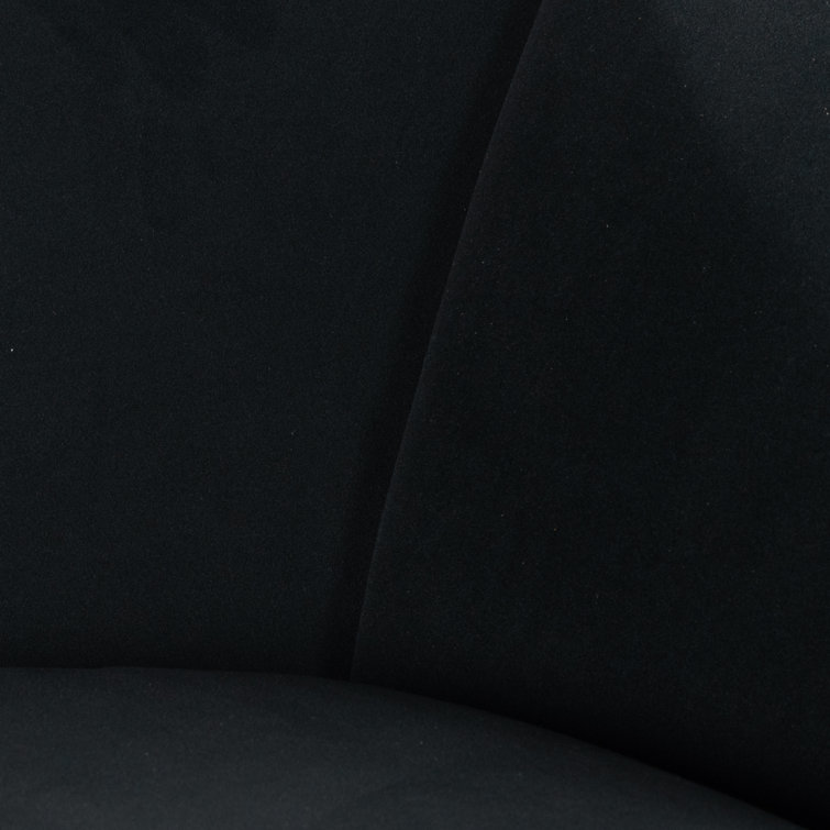 Cairo 90.5" Smoke Velvet Upholstered Sofa