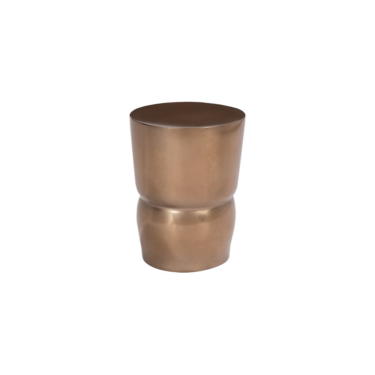 Bronze Outdoor Carved Resin Stool