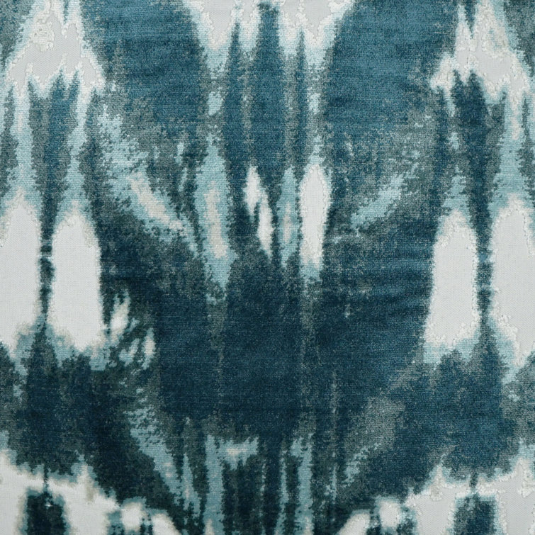 Lagoon Abstract Polyester Rayon Decorative Throw Pillow 24x24