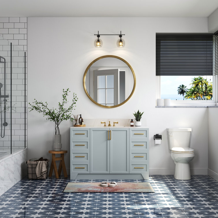 23.6" White Ceramic Undermount Rectangular Bathroom Sink with Overflow