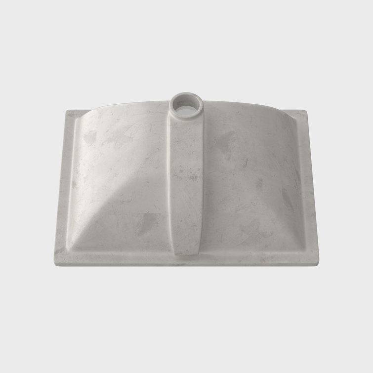 24 Inch White Ceramic Undermount Bathroom Sink with Overflow