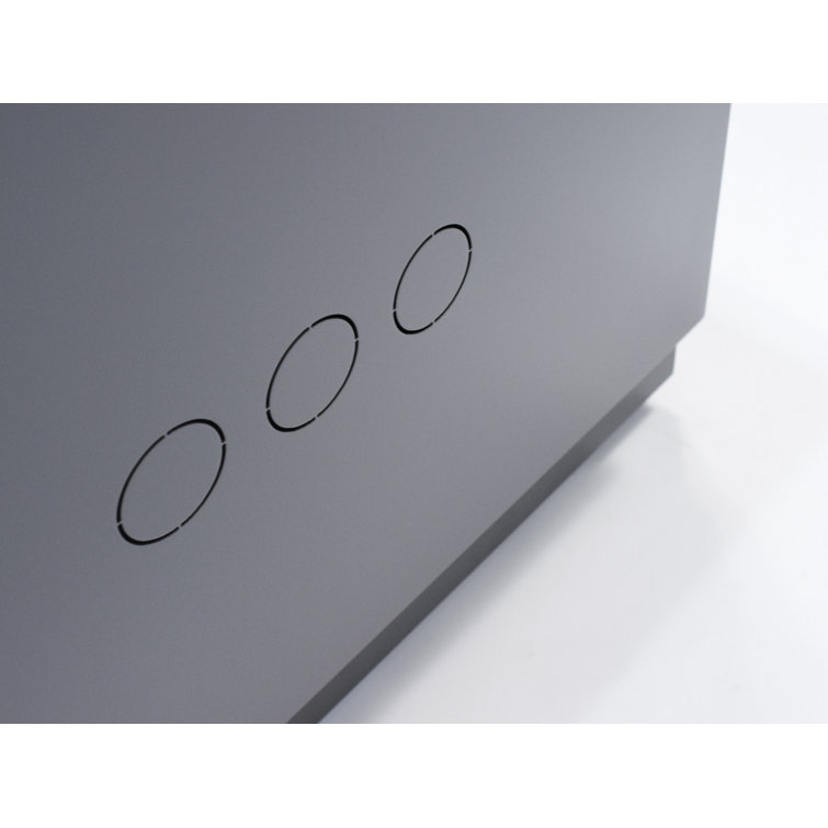 Slate Gray Aluminum Outdoor Kitchen Sink Cabinet with Stainless Steel Faucet