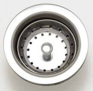 Chrome Stainless Steel Kitchen Sink Basket Strainer