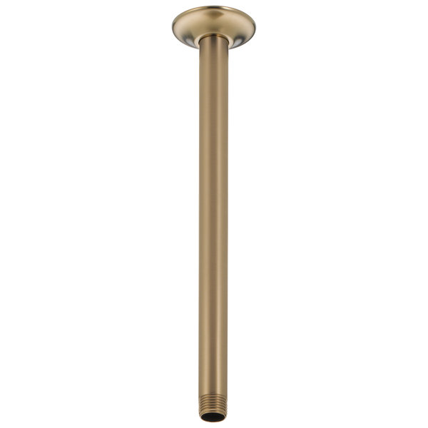 14-inch Champagne Bronze Ceiling Mount Shower Arm