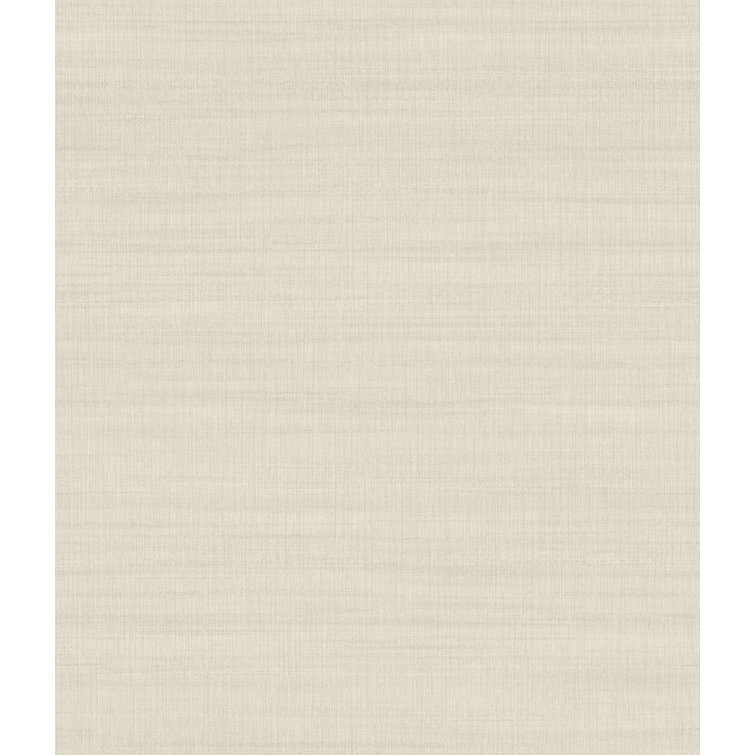 Magnolia Home Easy Install Tan Washed Linen Wallpaper