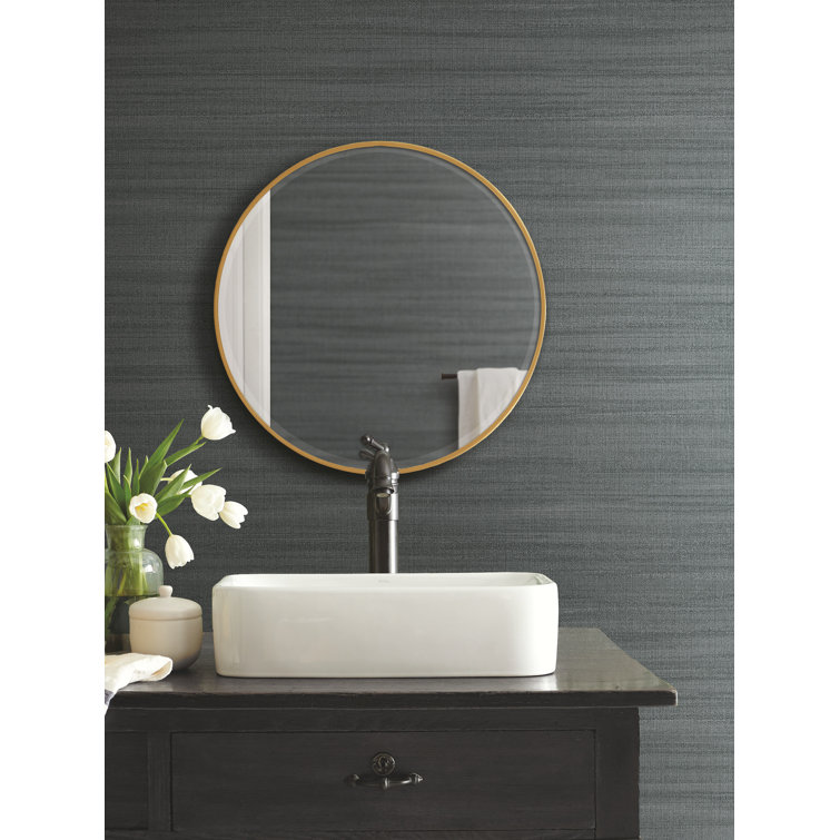 Blue Denim Textured Pre-pasted Washable Wallpaper