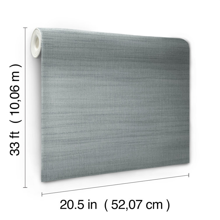 Blue Denim Textured Pre-pasted Washable Wallpaper