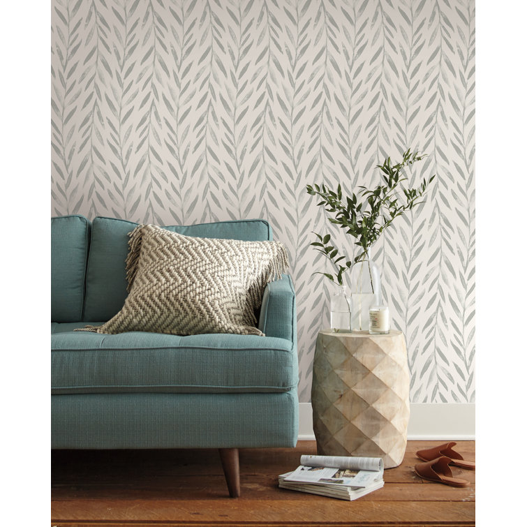 Grey Willow Peel and Stick Wallpaper, 20.5 in
