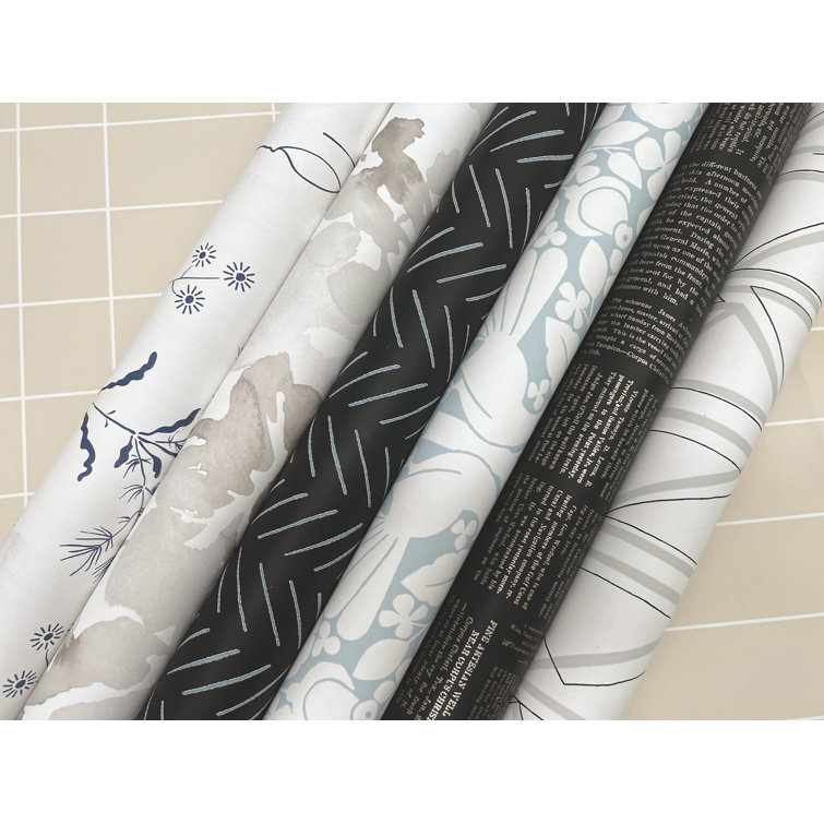 Neutral Floral Watercolor Removable Wallpaper Roll