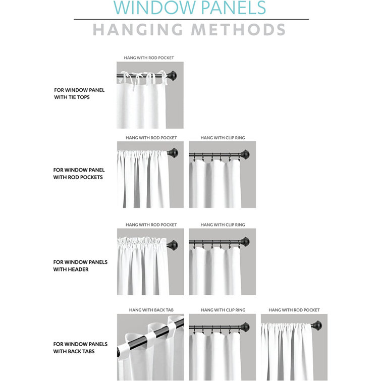 White Taffeta Rod Pocket Window Valance with 3D Circles
