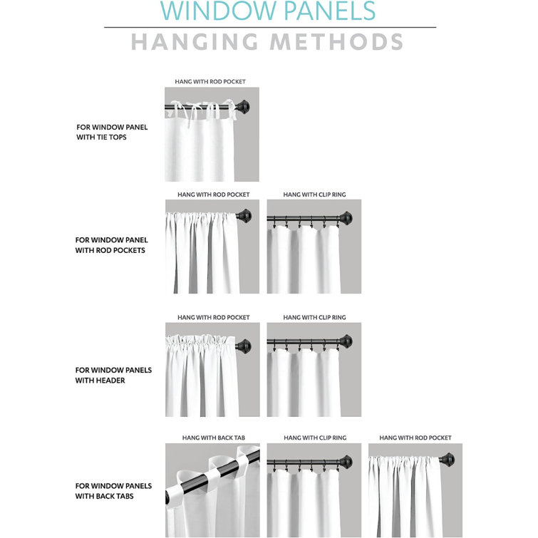 Ivory Taffeta Rod Pocket Window Valance with 3D Circles