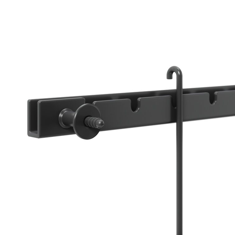Exhibit Ledge Black Metal 5-Picture Frame Set for Modern Wall Display