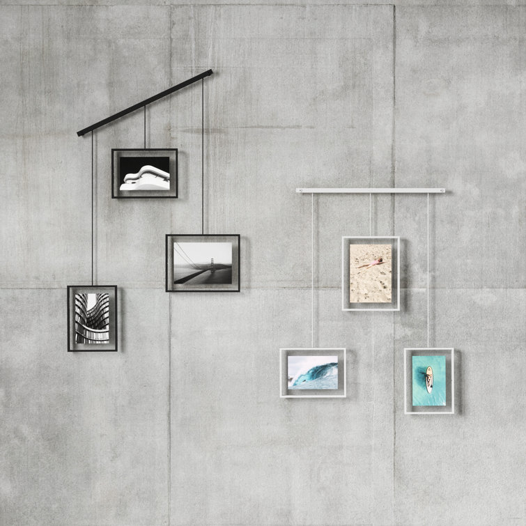 Classic Black Wall-Mounted Picture Frame Set of 3