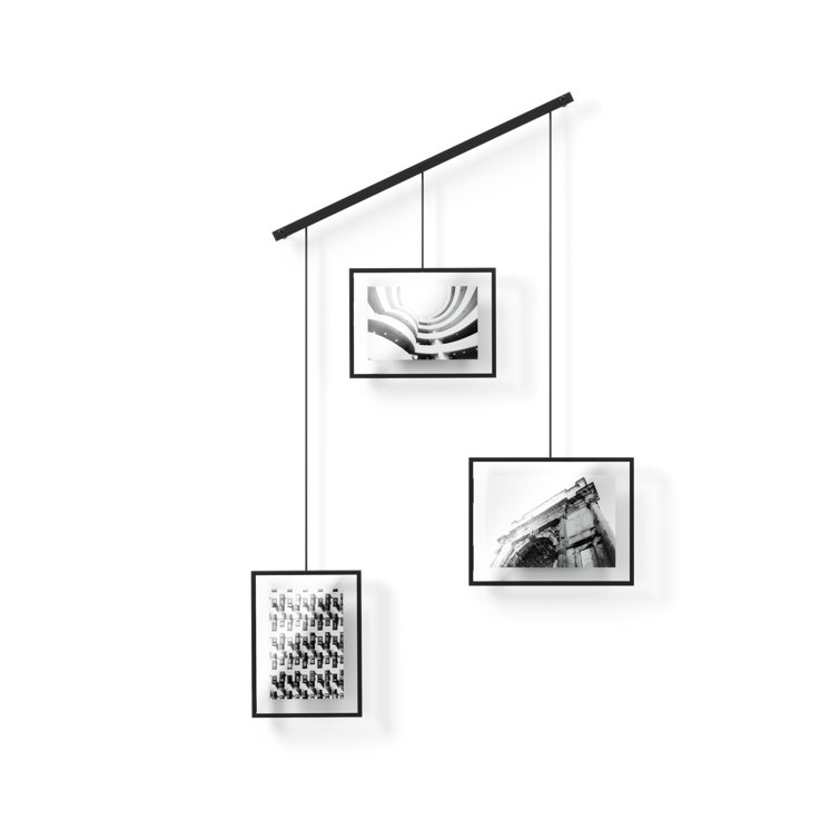 Classic Black Wall-Mounted Picture Frame Set of 3