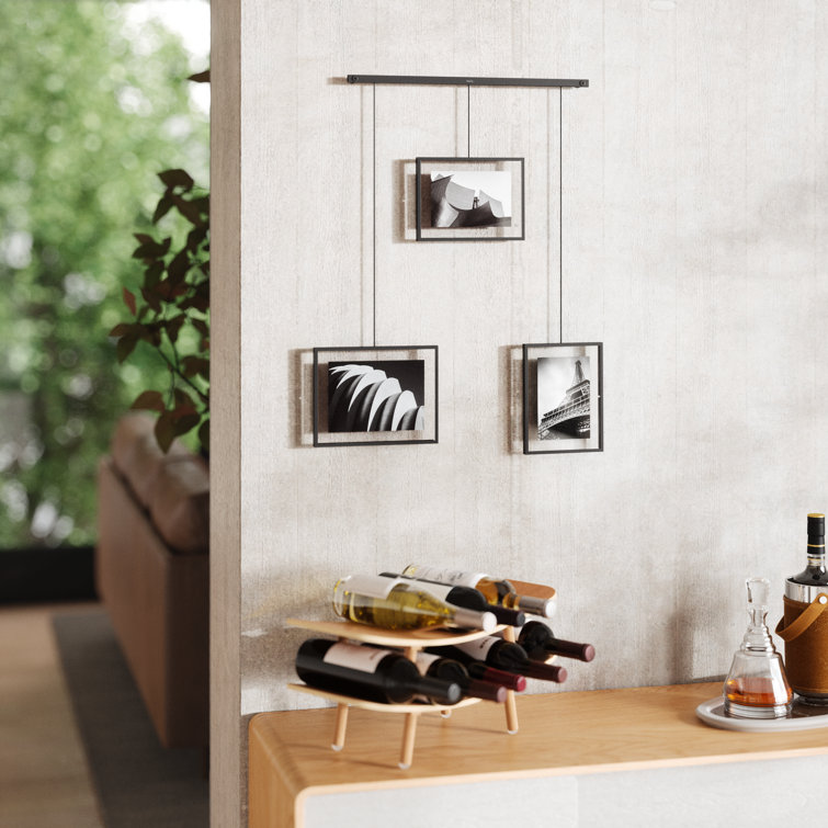 Classic Black Wall-Mounted Picture Frame Set of 3