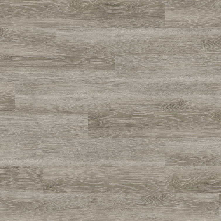 Medium Gray Oak Look Waterproof Vinyl Plank Flooring