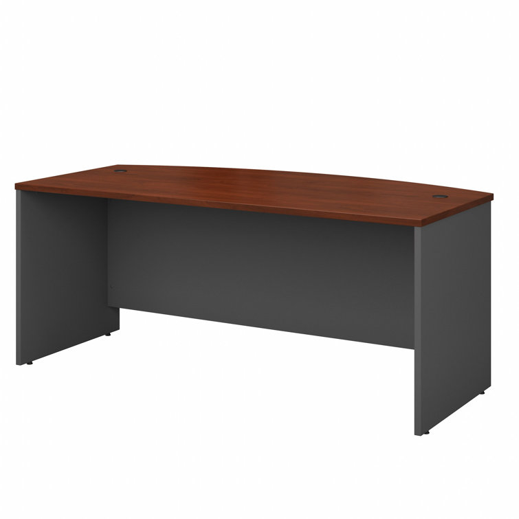 Graphite Gray 72" Thermally Fused Laminate Office Desk with Drawer