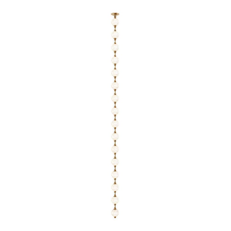 Marni Natural Brass 16-Light LED Pendant