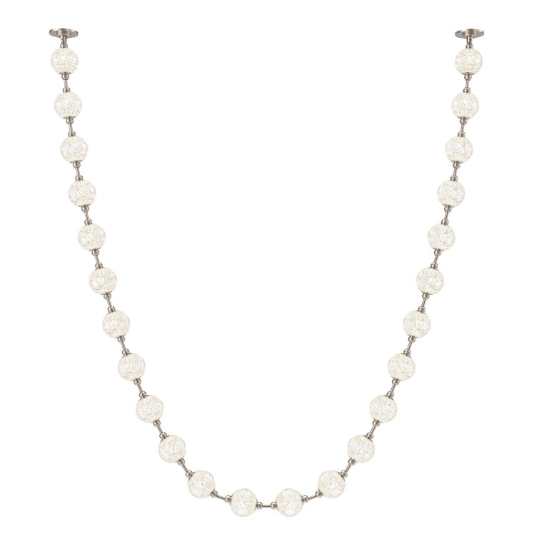 Marni Polished Nickel 20-Light LED Pendant