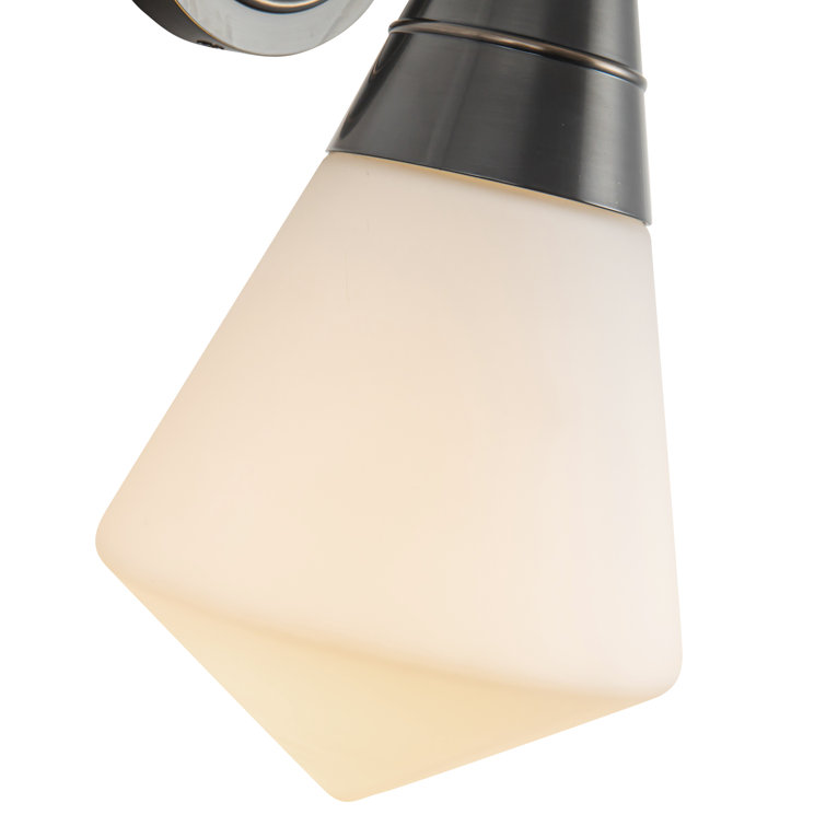 Urban Bronze Matte Opal Glass Wall Sconce