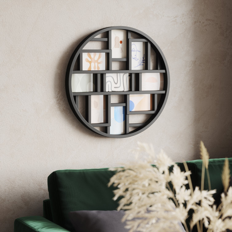 Classic Black 9-Opening Collage Wall Frame 23" Display