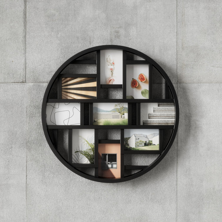 Classic Black 9-Opening Collage Wall Frame 23" Display