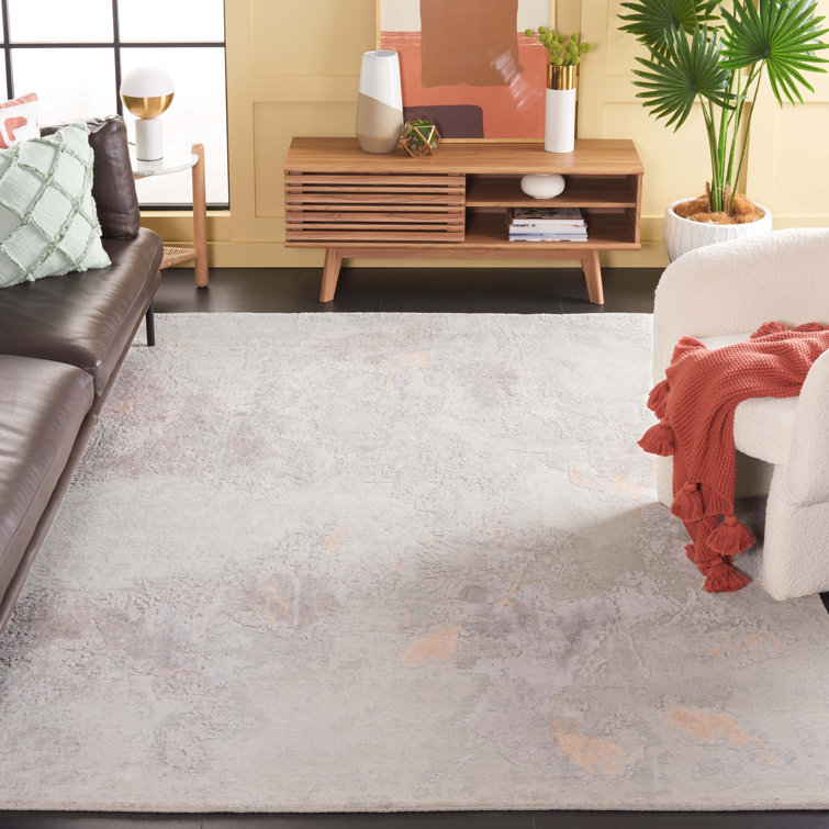 Tribeca Gray Hand-Knotted Wool 10' x 14' Rug