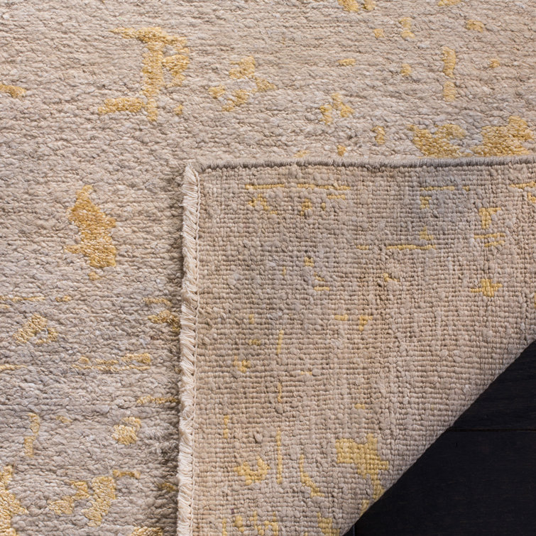 Centennial Silver and Gold Hand-Knotted Wool Area Rug