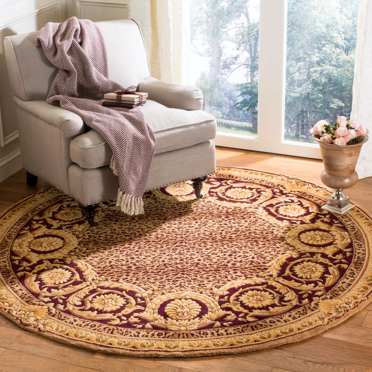 Florence Hand-Knotted Wool Runner Rug in Assorted Brown