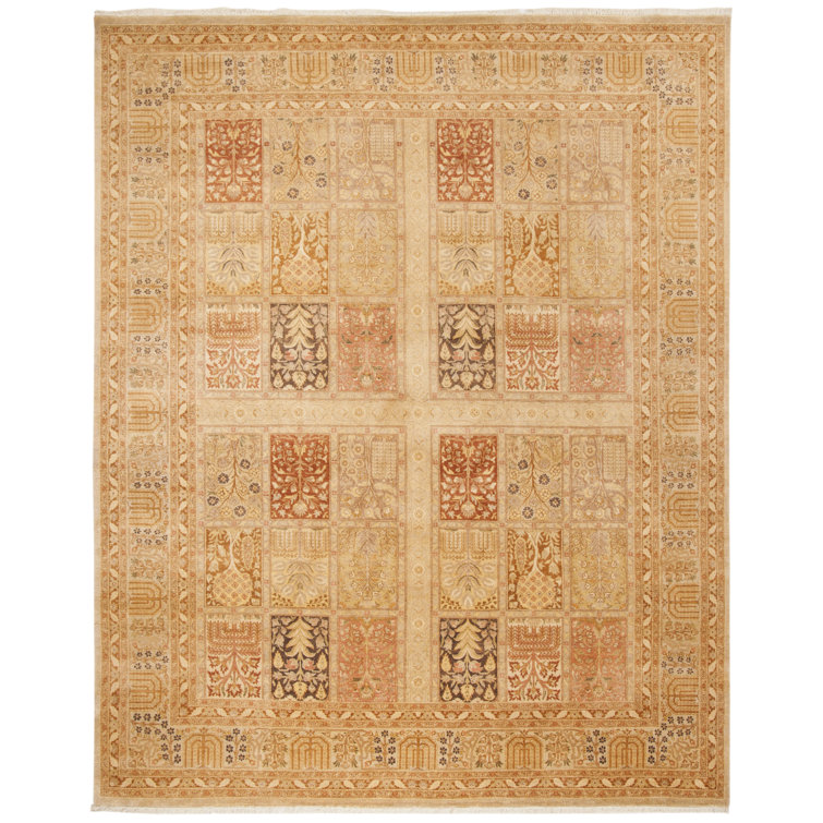 Heirloom Sand Hand-Knotted Wool 9' x 12' Rug