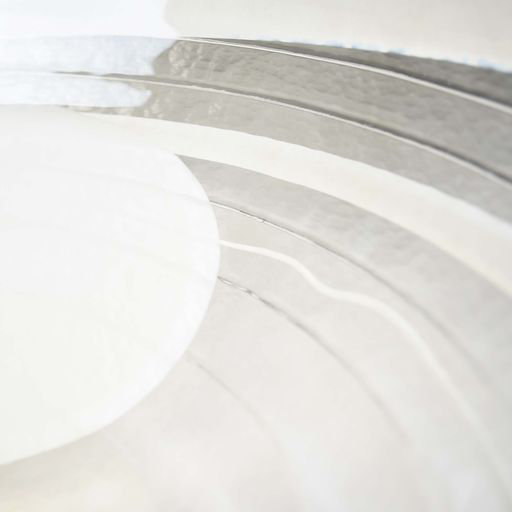 Seaspray 16" Circular Glass Vessel Bathroom Sink