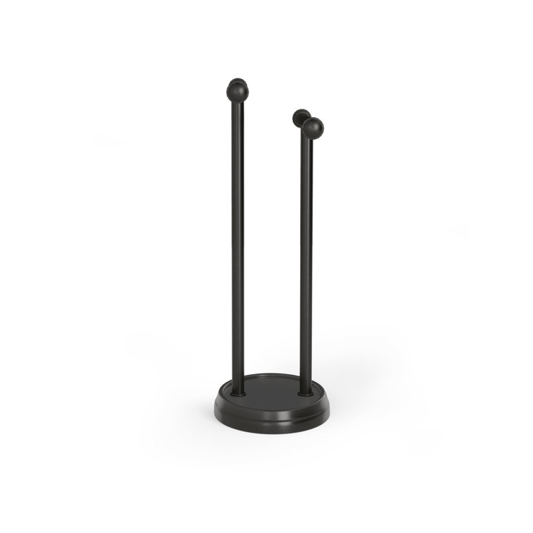 Black Nickel Freestanding Double Towel Stand