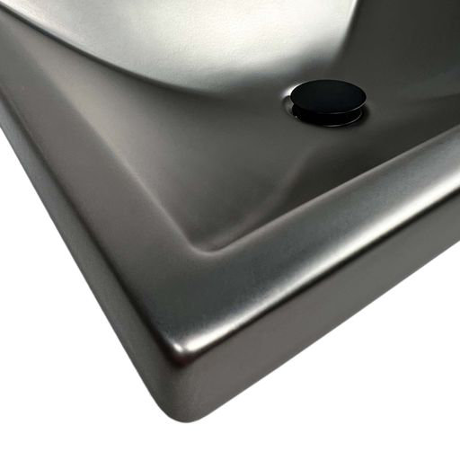 20" Platinum Ceramic Undermount Bathroom Sink