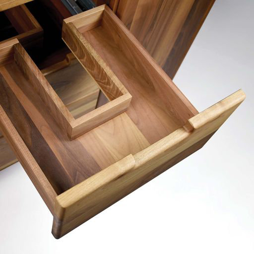 Topanga 48" Walnut Solid Wood Freestanding Bathroom Vanity