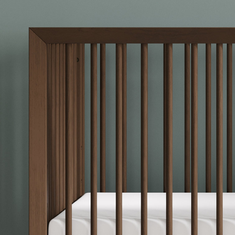 Cranbrook Toasted Chestnut Pine Wood Convertible Crib