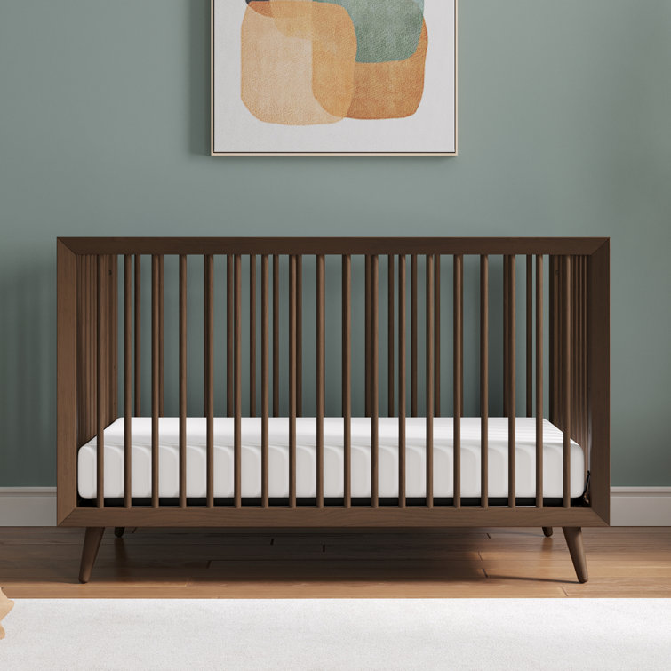 Cranbrook Toasted Chestnut Pine Wood Convertible Crib