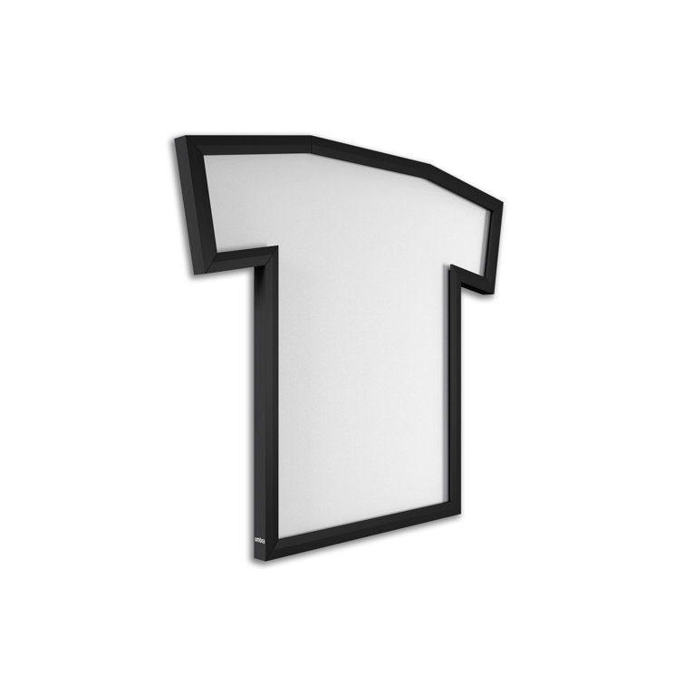 Medium Black Iron T-Shirt Shaped Wall Display Frame