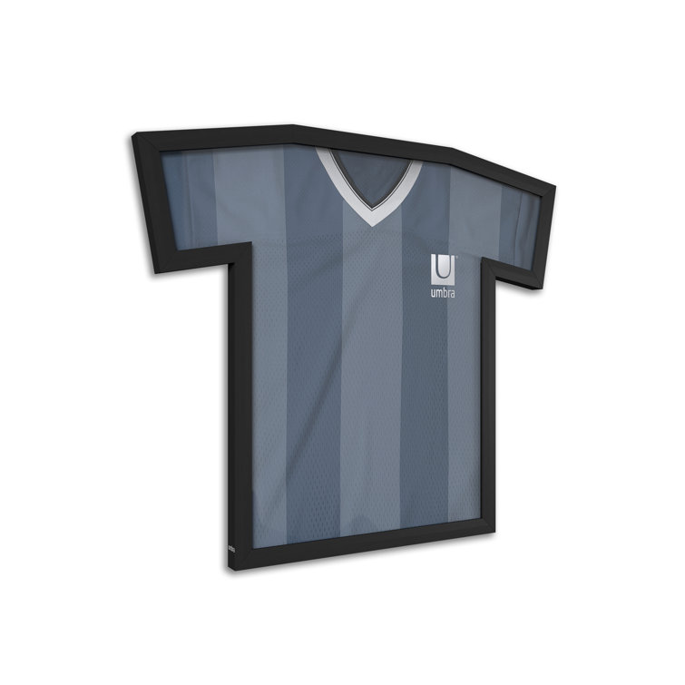 Medium Black Iron T-Shirt Shaped Wall Display Frame
