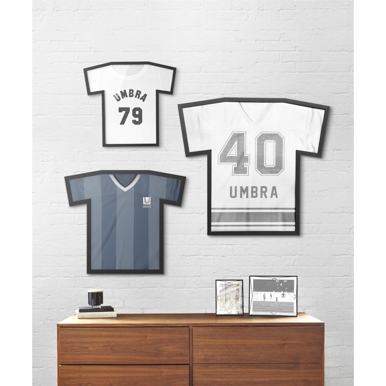 Medium Black Iron T-Shirt Shaped Wall Display Frame