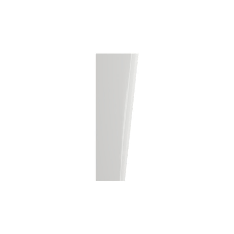 Taormina White Fireclay Pedestal Base for Bathroom Sink