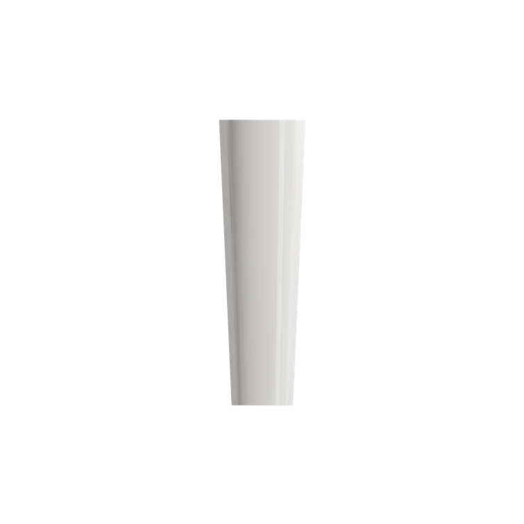 Taormina White Fireclay Pedestal Base for Bathroom Sink