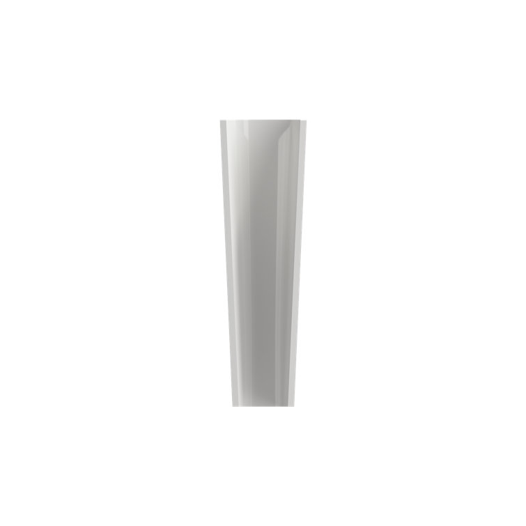 Taormina White Fireclay Pedestal Base for Bathroom Sink