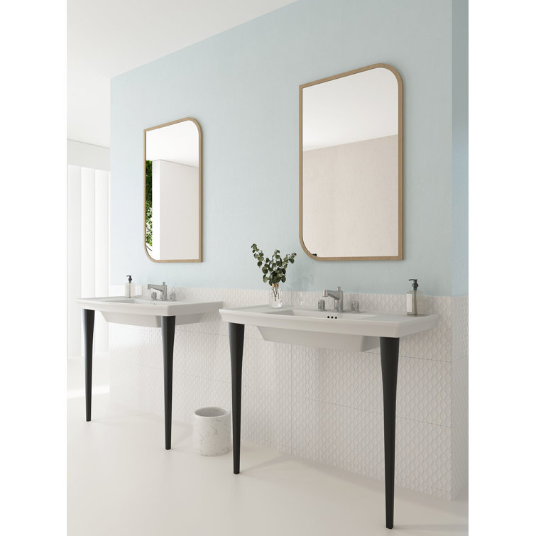 White Fireclay Traditional Console Leg Set