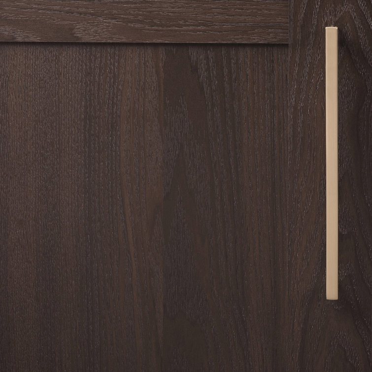 Elusive Golden Nickel Modern Cabinet Handle with Mounting Hardware