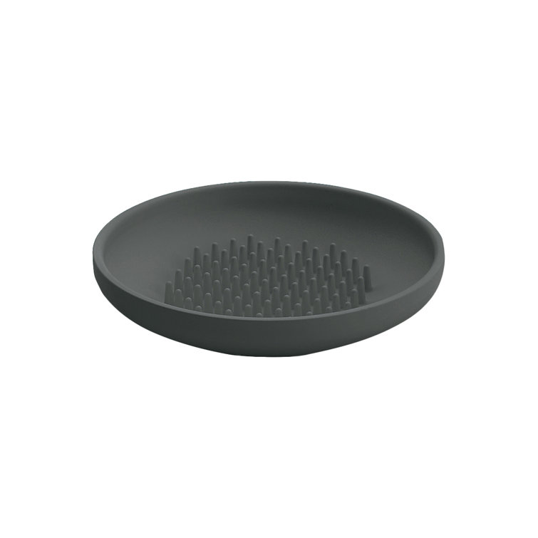 Black Ceramic Freestanding Soap Dish