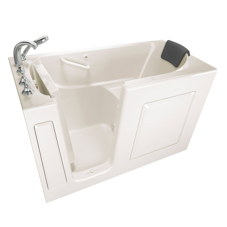 Linen 60'' Walk-In Air Fiberglass Bathtub with Faucet